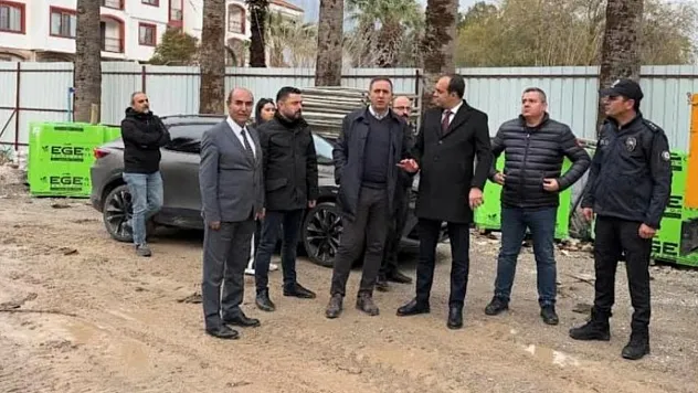 Muğla Vali Yardımcısı Cevheroğlu Datça'da incelemelerde bulundu