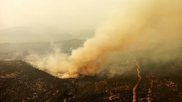 Muğla yangınlarında 9'uncu gün
