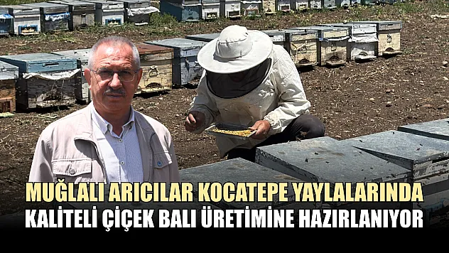 Muğlalı Arıcılar Kocatepe Yaylalarında Kaliteli Çiçek Balı Üretimine Hazırlanıyor
