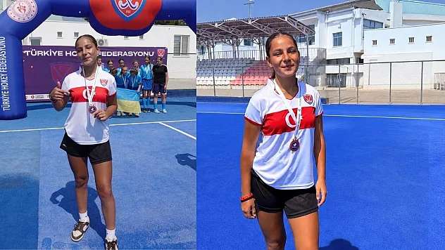 Muğlalı Hokey Milli oyuncu, Avrupa üçüncüsü oldu