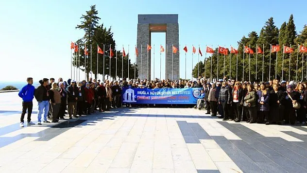 Muğlalılar tarihin yeniden yazıldığı Çanakkale'de