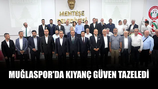 Muğlaspor'da Kıyanç güven tazeledi
