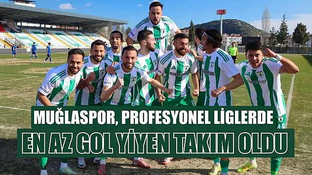 Muğlaspor, Profesyonel Liglerde En Az Gol Yiyen Takım Oldu