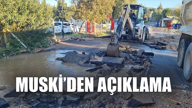 MUSKİ'den açıklama