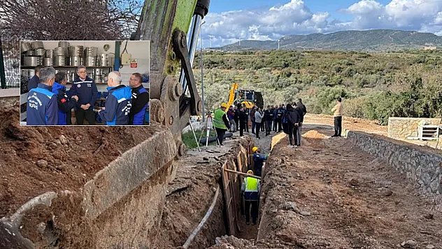 MUSKİ Genel Müdürü Şengül Datça'daki yatırımları yerinde inceledi