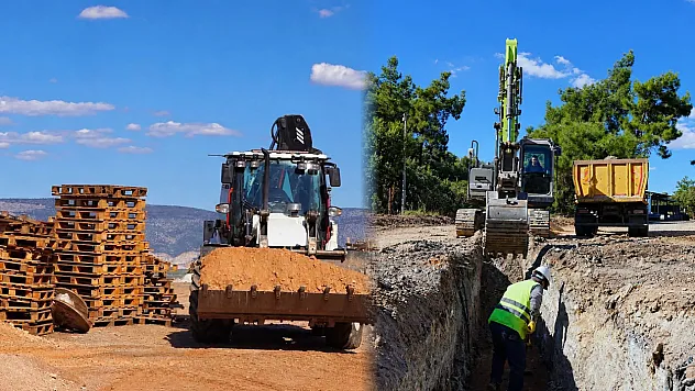 MUSKİ, Güllük'te su kesintilerini önlemek için hatları yeniliyor
