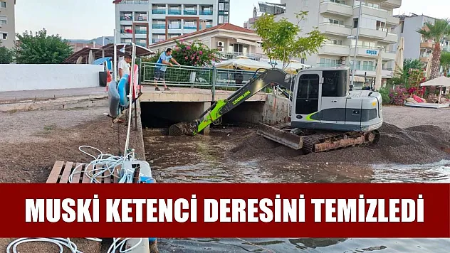 MUSKİ Ketenci Deresini Temizledi
