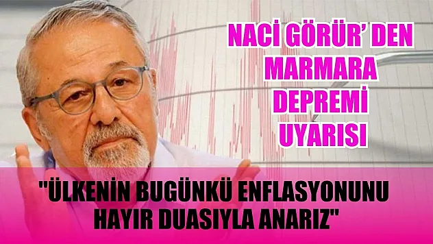Naci Görür'den Marmara Depremi Uyarısı: