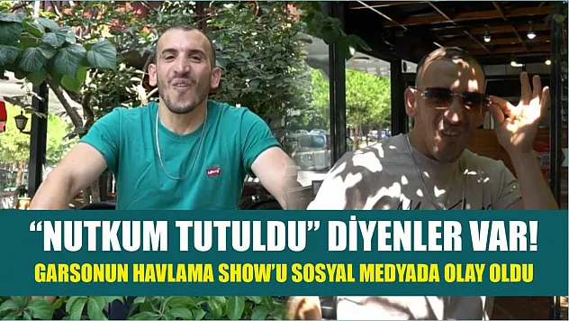 'Nutkum Tutuldu' Diyenler Var!  Garsonun Havlama Show'u Sosyal Medyada Olay Oldu