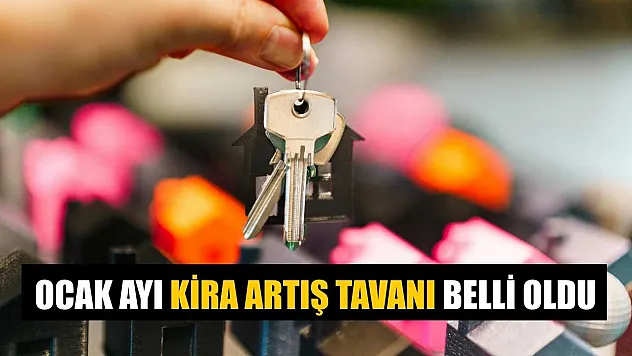 Ocak ayı kira artış tavanı belli oldu