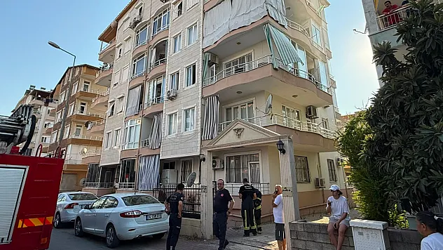 Ocakta unutulan yemek yangına neden oldu