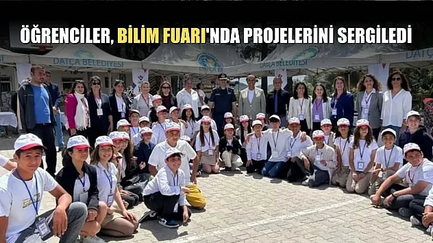 Öğrenciler, Bilim Fuarı'nda projelerini sergiledi