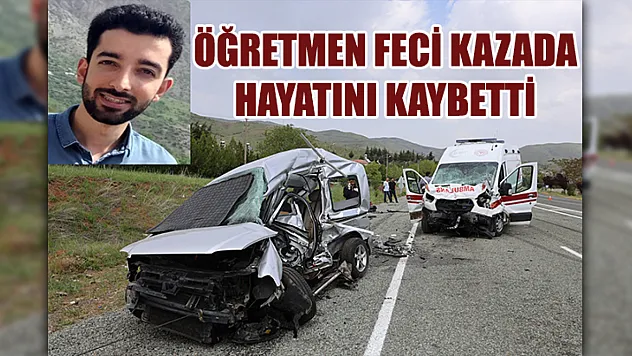 Öğretmen Feci Kazada Hayatını Kaybetti