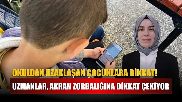 Okuldan uzaklaşan çocuklara dikkat!
