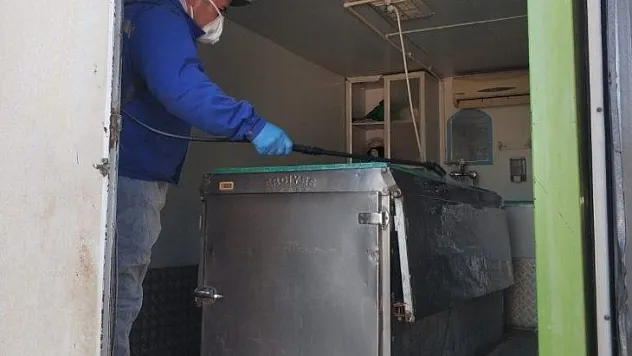 Ortaca'da Korana virüsle mücadele için dezenfekte çalışmalarına devam ediyor