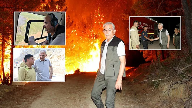 Orman Genel Müdürü Bekir Karacabey Muğla'daki Yangın Bölgesinde İncelemelerde Bulundu