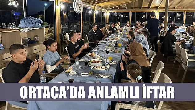 Ortaca'da anlamlı iftar