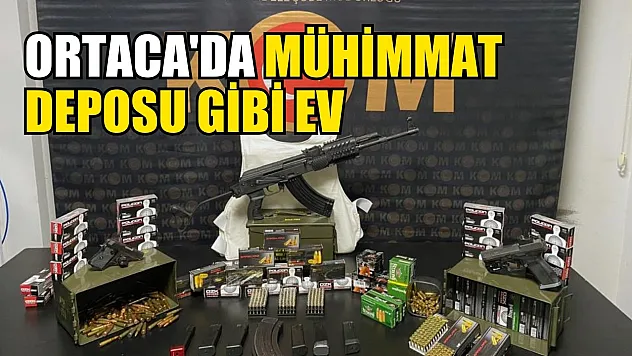 Ortaca'da mühimmat deposu gibi ev