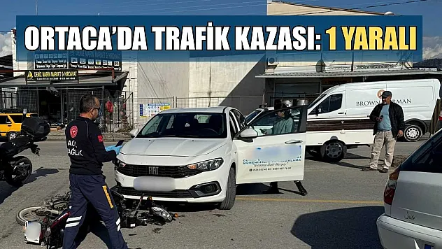 Ortaca'da trafik kazası: 1 yaralı