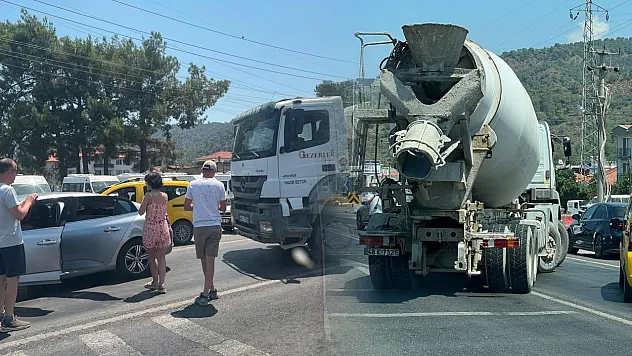 Ortaca'da zincirleme trafik kazası