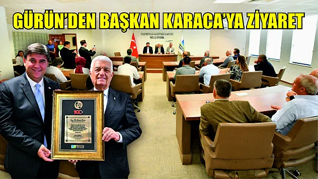 Osman Gürün'den Başkan Karaca'ya Ziyaret
