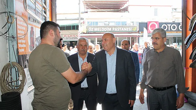 Otgöz sanayi esnafını ziyaret etti