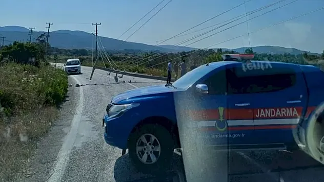 Otomobil Direğe Çarptı 1 Yaralı