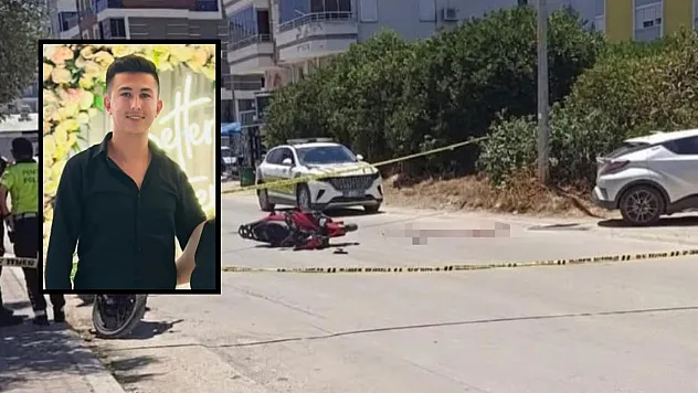 Otomobil ile çarpışan motosikletin genç sürücüsü hayatını kaybetti