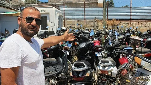 Otoparklar motosiklet mezarlığına döndü