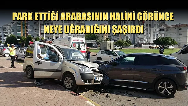 Park ettiği arabasının halini görünce neye uğradığını şaşırdı