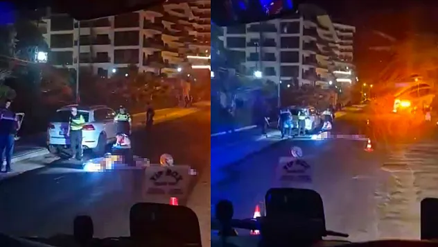 Park halindeki otomobile çarpan genç motosikletli hayatını kaybetti