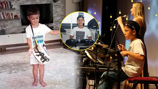 Pazardaki oyuncak davulla başladı, daha 9 yaşında okul orkestrasının ritmi oldu