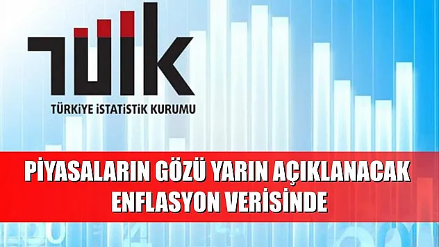 Piyasaların gözü yarın açıklanacak enflasyon verisinde
