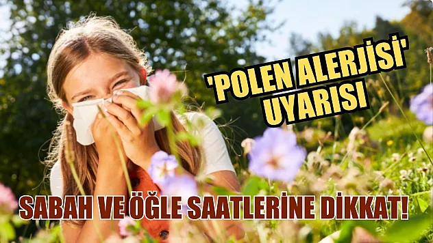 'Polen alerjisi' uyarısı: Sabah ve öğlen saatlerine dikkat