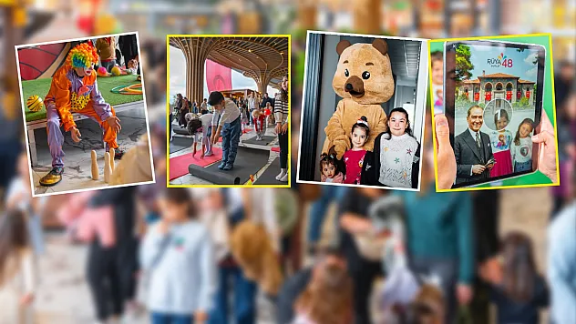 Rüya 48 Outlet'te 23 Nisan Coşkusu Renkli Görüntülere Sahne Oldu