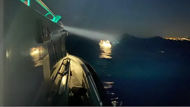 Sahil Güvenlik Ekiplerince göçmenler kurtarıldı