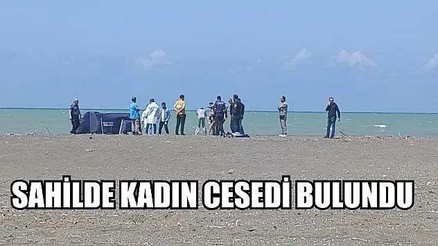 Sahilde kadın cesedi bulundu