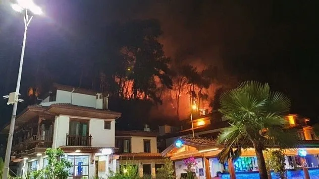 Sakin Kent Akyaka'da orman yangını