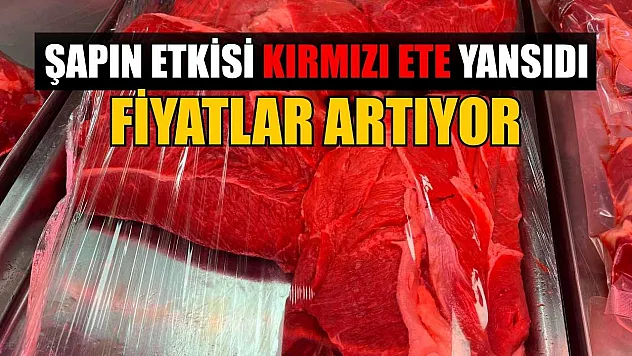 Şapın etkisi kırmızı ete yansıdı fiyatlar artıyor