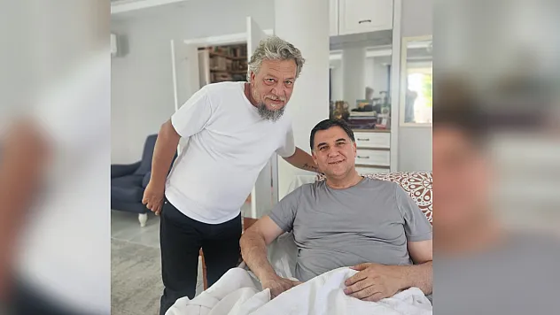Seda Köktener'den Fethiye Belediye Başkanı Alim Karaca'ya moral ziyareti