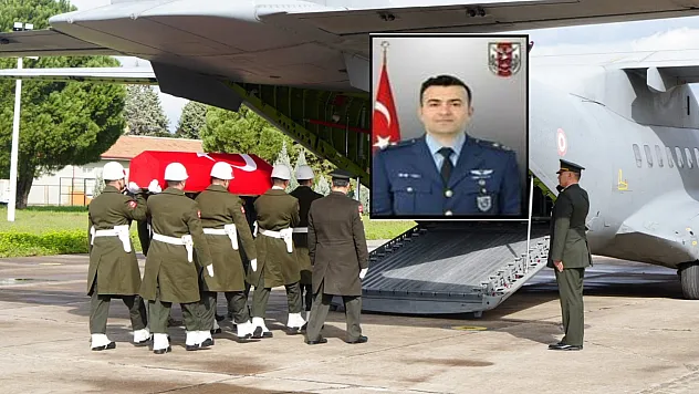 Şehit F-16 pilotunun cenazesi memleketine uğurlandı