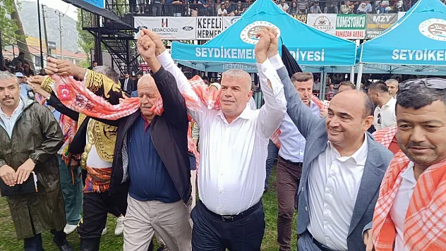 Seki Yağlı Pehlivan Güreşleri'nde ağalık ihalesini Ramazan Sarıca kazandı