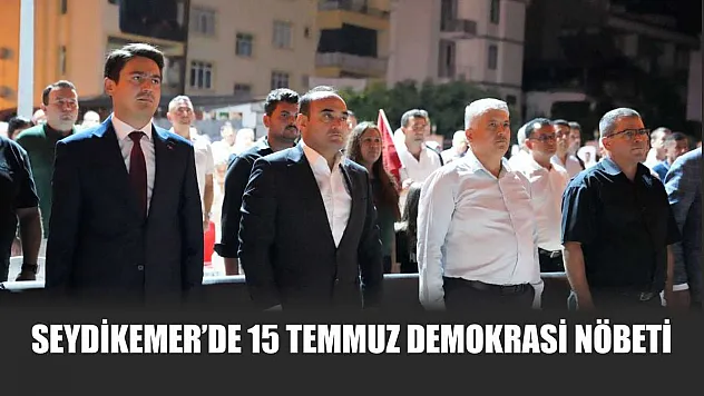 Seydikemer'de 15 Temmuz Demokrasi Nöbeti