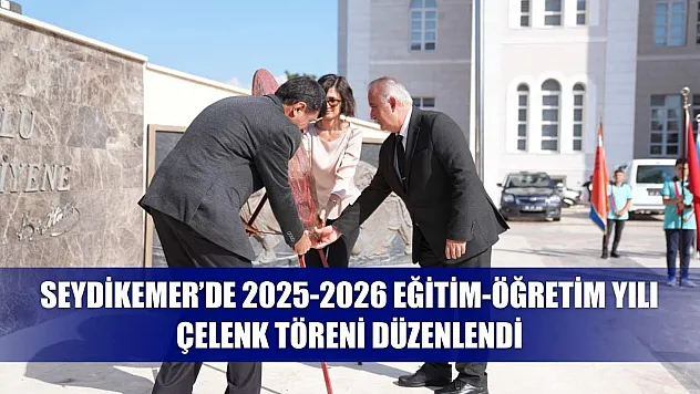 Seydikemer'de 2025-2026 Eğitim-Öğretim Yılı Çelenk Töreni Düzenlendi