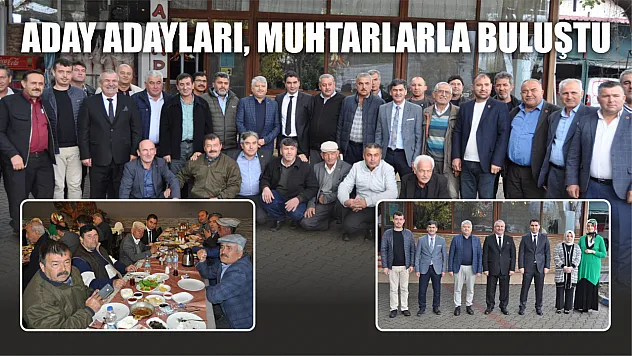 Seydikemer'de AK Parti Aday Adayları, Muhtarlarla Kahvaltıda Buluştu