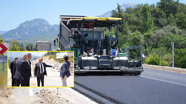 Seydikemer'de Karayolu Yatırımları Yerinde İncelendi