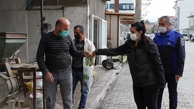 Seydikemer'de Orman Haftasına özel fidan dağıtıldı