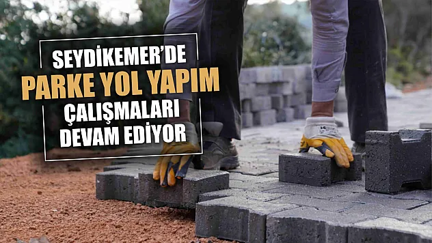 Seydikemer'de Parke Yol Yapım Çalışmaları Devam Ediyor