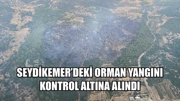 Seydikemer'deki orman yangını kontrol altına alındı