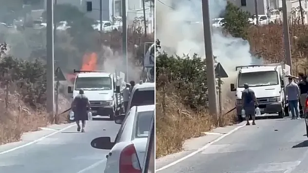 Seyir Halindeyken Yanmaya Başladı